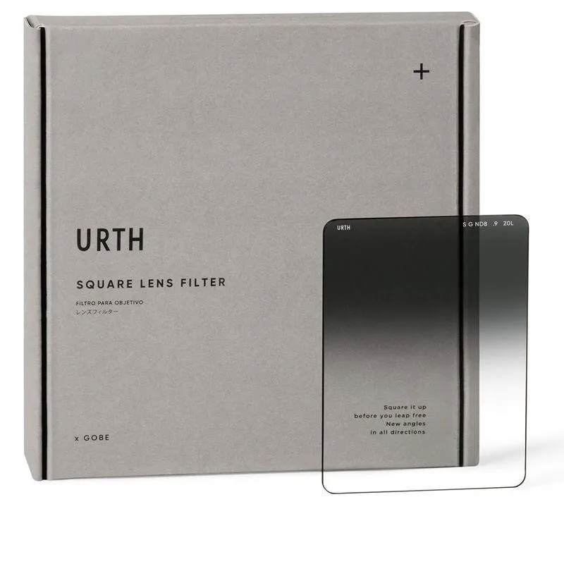 Urth 75 x 100mm ソフトグラデーション ND8 (3ストップ) フィルター (プラス+)