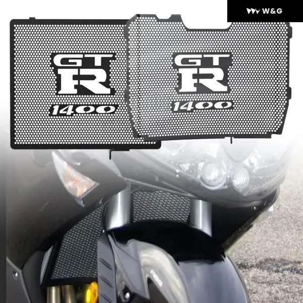 並行輸入品 GTR1400 2008-2017-23 オートバイ バイク ラジエーター グリル ガード プロテクター カバー カワサキ 1400GTR GTR 1400