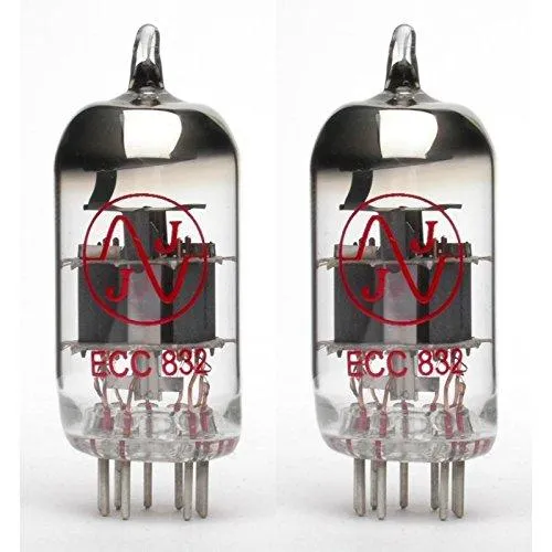 真空管 ギター・ベース アンプ Pair of JJ ECC832/12DW7 Preamp Vacuum Tube