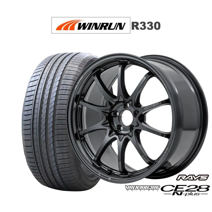 サマータイヤ ホイール4本セット レイズ ボルクレーシング CE28 N-plus WINRUN ウインラン R330 215/35R18