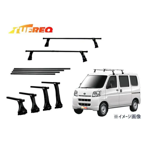 eKワゴン H82W スライドドア車除く システムキャリア ベースキャリア 屋根置きタイプ VB4 FFA1 TA1 タフレック 1台分 法人のみ配送
