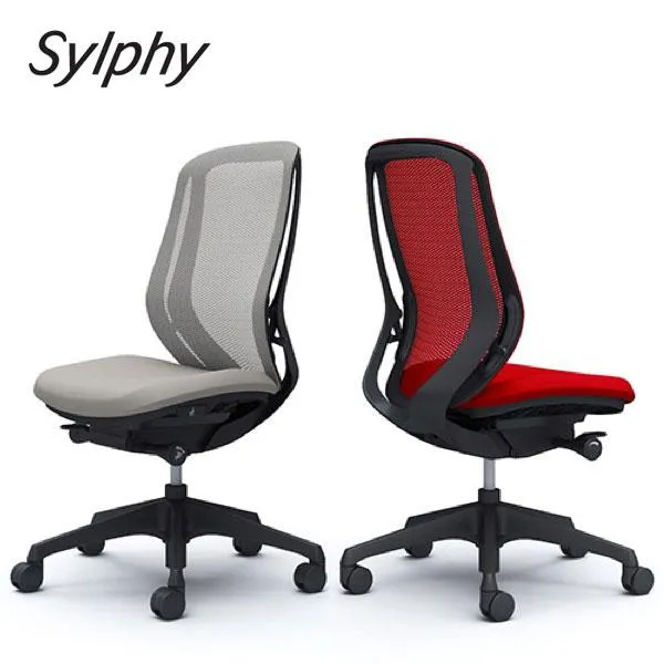 シルフィー ハイバック ブラックボディ 背メッシュ 肘無し 樹脂脚 C635XR C635ZR オフィスチェア オカムラ Sylphy okamura