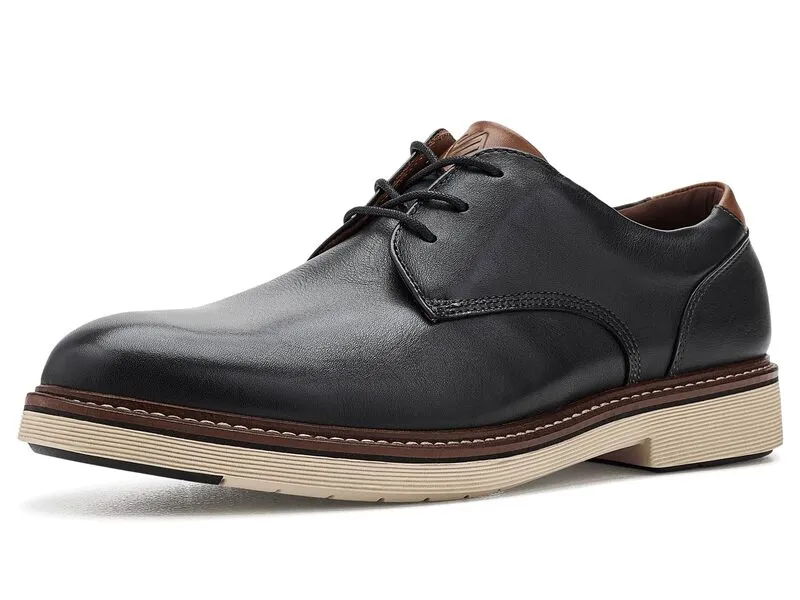 ジョンストンアンドマーフィー メンズ シューズ オックスフォード Johnston \u0026 Murphy Tyson Plain Toe Black Full Grai ブラック