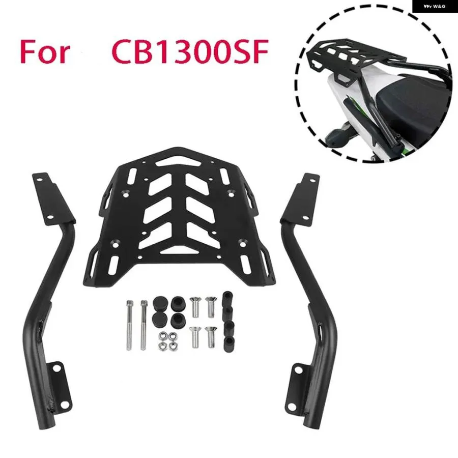 並行輸入品ホンダ CB1300SF CB1300 SF CB 1300 SF 2010-2021 リアラゲッジラックカーゴ サポート ブラケット テール トランク ボックス ラゲッジラック