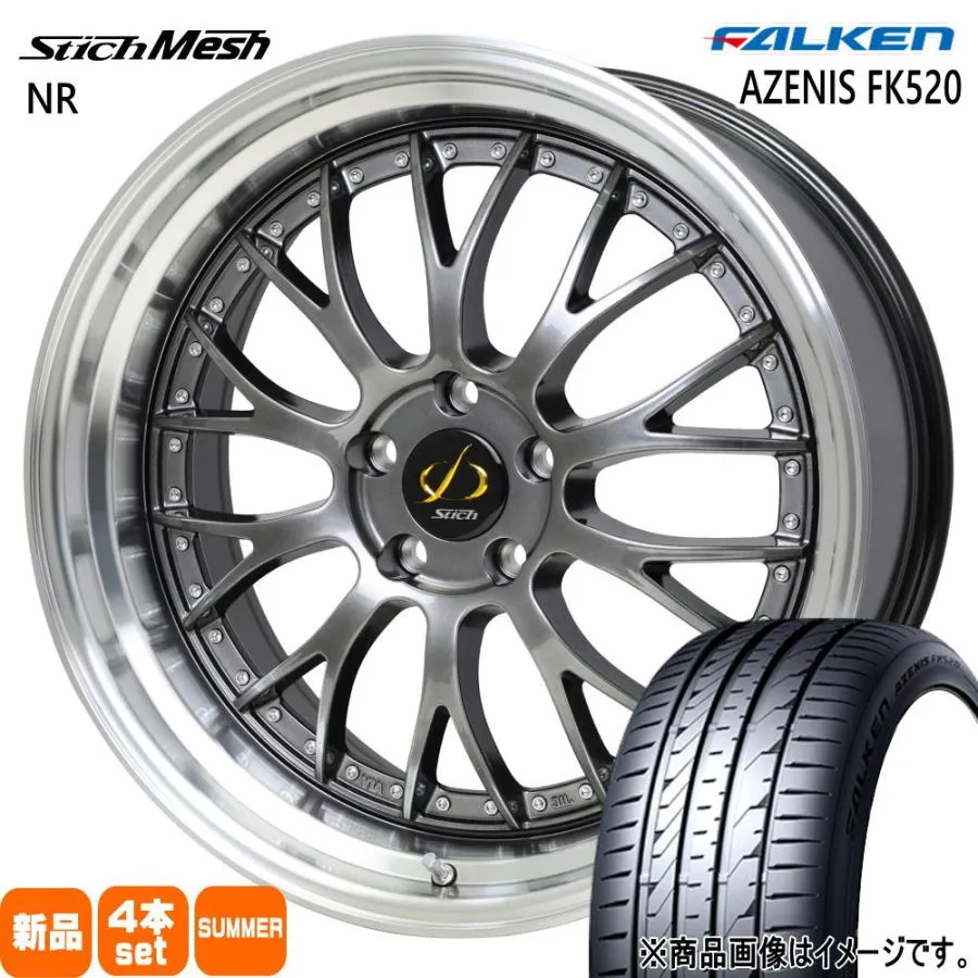 トヨタ 60系 プリウス  ファルケン 215/50R18 92W AZENIS FK520 夏用 サマータイヤ StichMESH NR