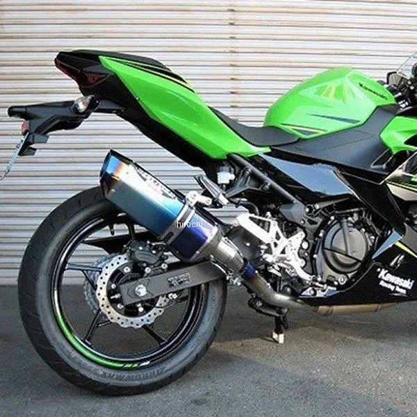 0228-KE5-BL ビート BEET スリップオンマフラー ナサートエボリューション TYPE2 18年 Ninja250 ブルーチタン JP店