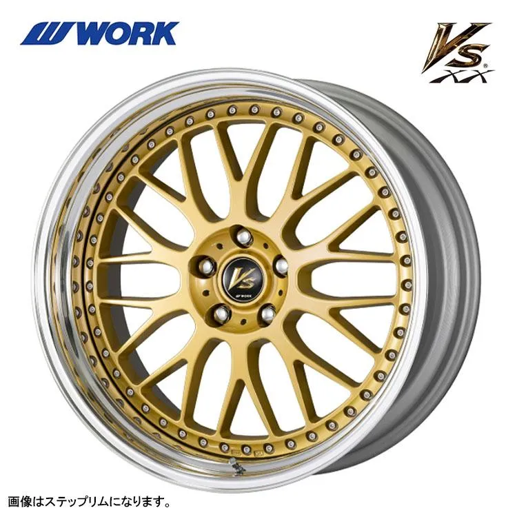 19インチ 5H114.3 9J 9J+34 5穴 ホイール 【4本セット 新品】  VS XX FULL REVERSE BIG CALIPER Rdisk 送料無料 ワーク
