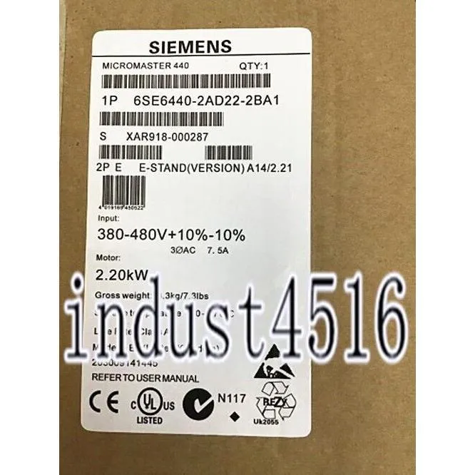 1PC 6SE6440-2AD222-2BA1周波数コンバーター