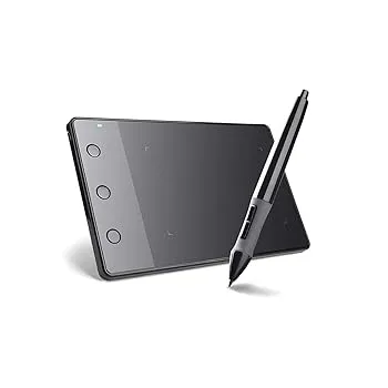 【中古】グラフィックタブレット グラフィックス描画タブレット3つのショートカットキー2048レベル圧力感受性4000LPIペンの解像度 手書きに適しています