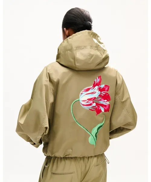 コート アウター 'KENZO Tulip' ウインドブレーカー レディース