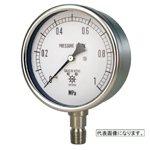 第一計器 USKオールステンレス製密閉型圧力計 ( USK-AU R3/8-75X10MPA )