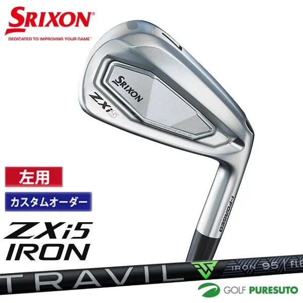 【カスタムオーダー】【レフティー（左用）】ダンロップ スリクソン ZXi5 アイアン 単品 TRAVIL IRON カーボンシャフト 2024年モデル【■DC■】