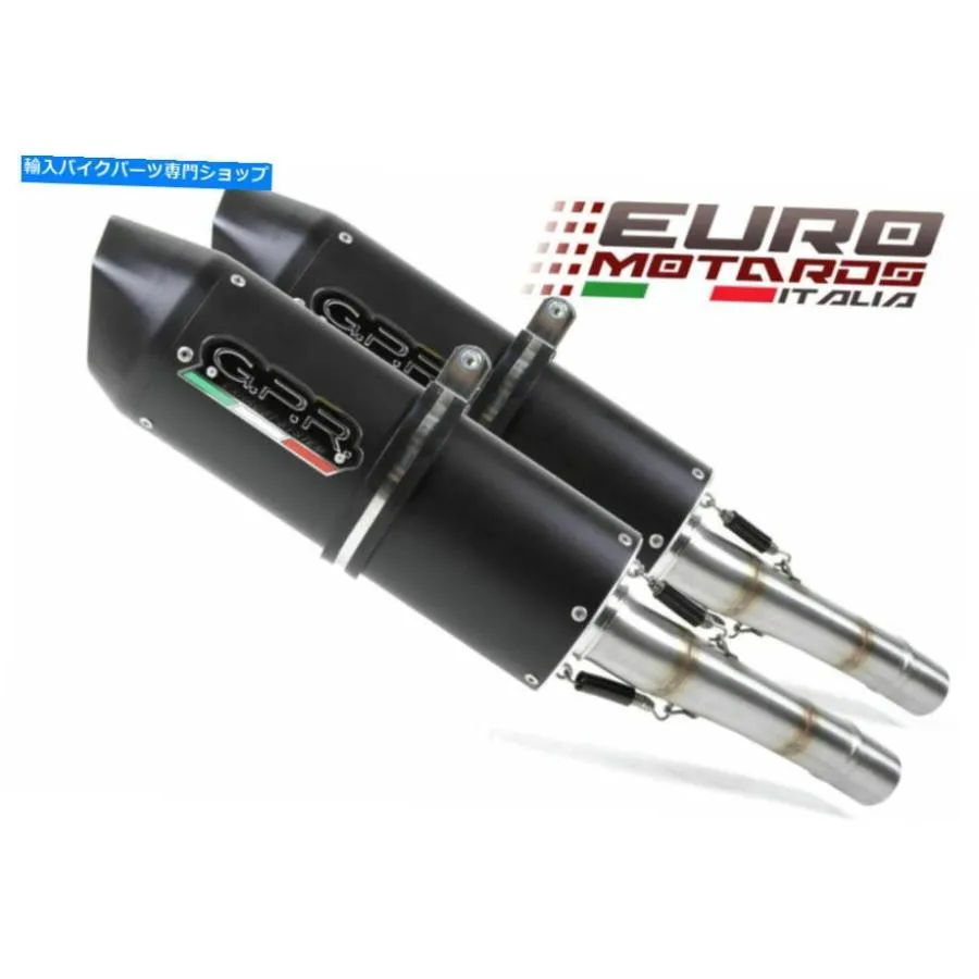 サイレンサー Ducati Hypermotard 1100 / EVO 2007-2012 GPR Furove Neroデュアルスリップオン排気 For Ducati Hypermotard 1100 /EVO 2007-2012 GPR