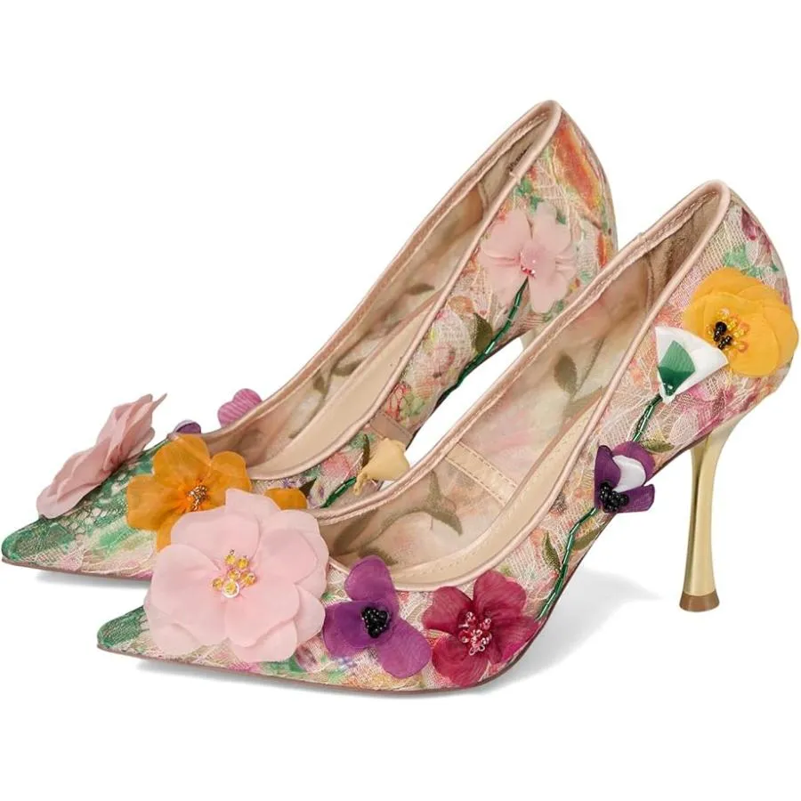 ベッツィジョンソン Blue by Betsey Johnson Darcy レディース ヒール パンプス Nude Multi