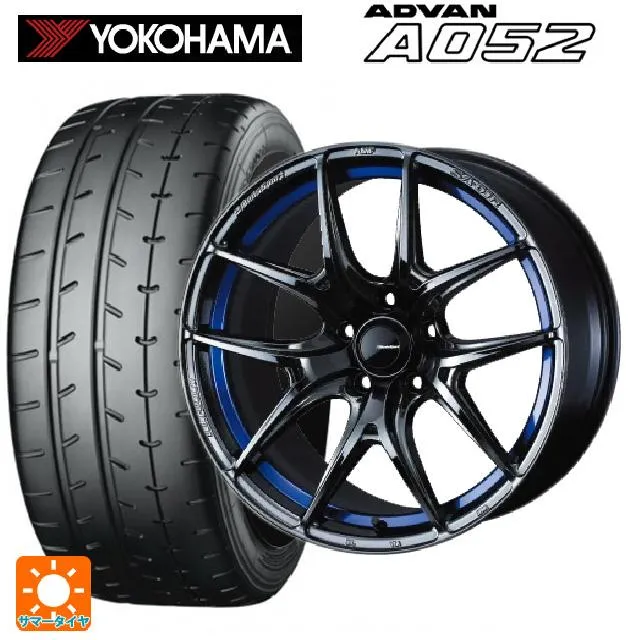 送料無料 サマータイヤホイールセット 235/45R17 97W XL ヨコハマ アドバン A052 正規品 ウェッズ ウェッズスポーツ SA 01R