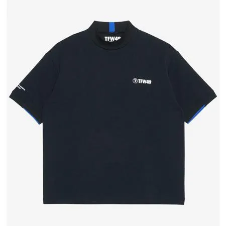 Sale !!! 【土日祝も発送】25AW  TFW49 ティーエフダブリュー49  HALF MOCKNECK BLACK  モックネック