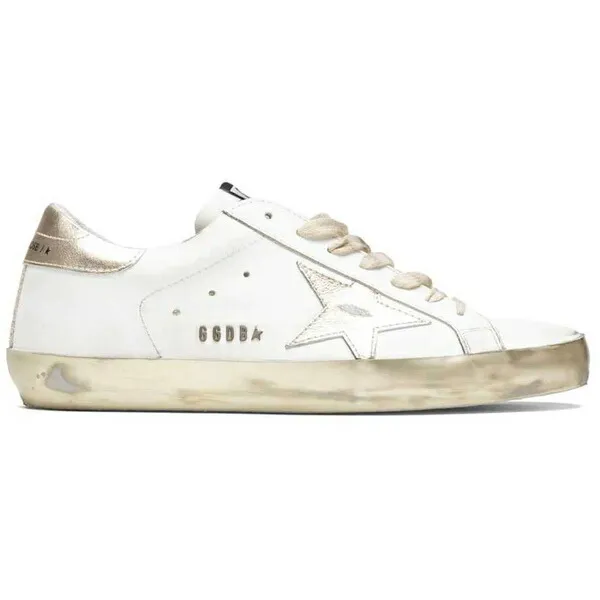 Golden Goose ゴールデングース メンズ スニーカー  【Golden Goose Super-Star White Gold Sparkle】  サイズ US_10(28.0cm) White/Gold