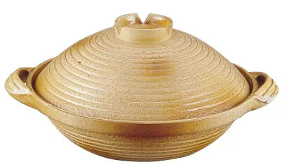 アルミ 電磁用 手造り土鍋 楽鍋（新幸楽） 24cm ( キッチンブランチ )
