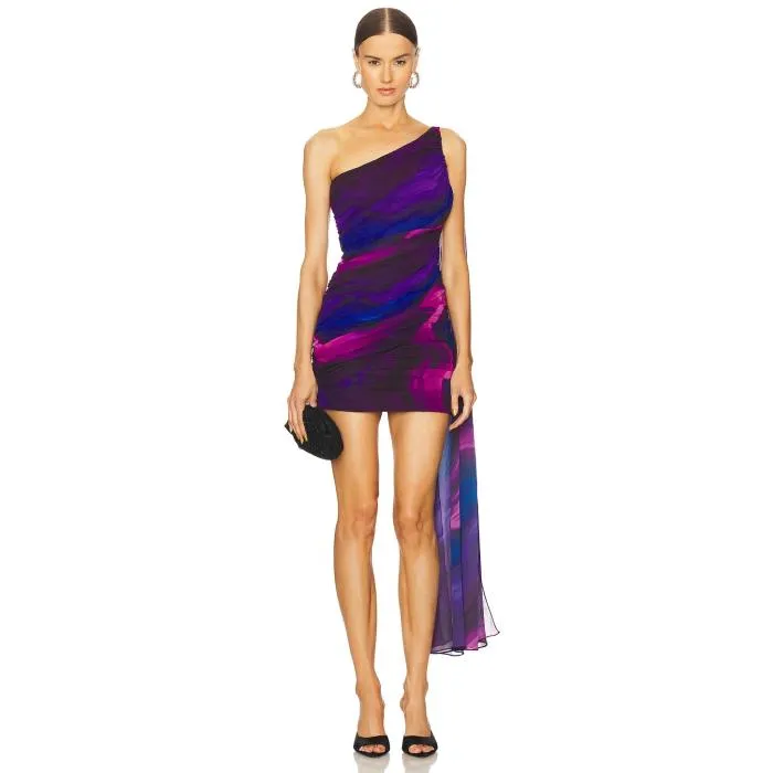 ヤウラ Yaura 【 Folake Dress Women Galactic Print 】 ドレス レディース