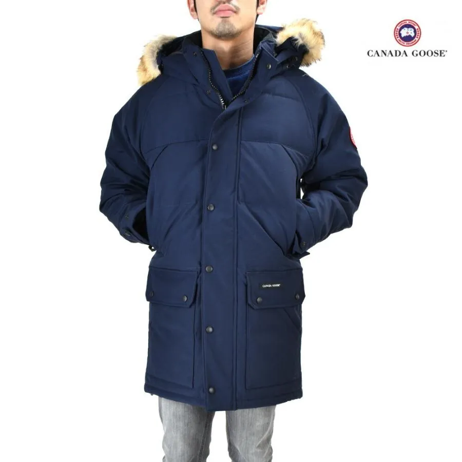 【並行輸入品】カナダグース ダウンコート ダウンジャケット メンズ エモリーパーカ アウター ネイビー CANADA GOOSE EMORY PARKA