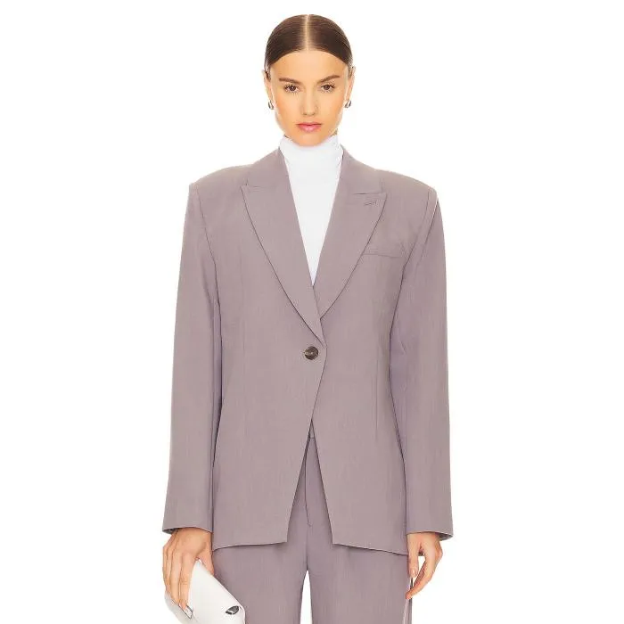 Lpa 【 Sienna Oversized Blazer Women Slate Grey 】 ブレイザー レディース 灰色 グレー
