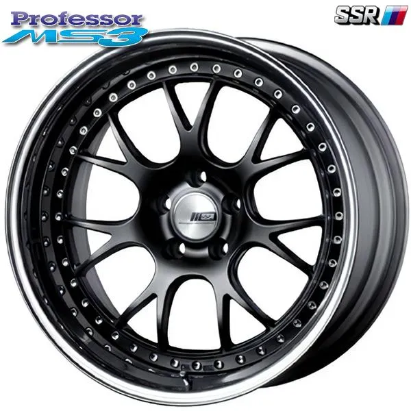 サマータイヤ ホイール4本セット 245/40R19インチ 5H114.3 SSR プロフェッサー MS3 フラットブラック ピレリ パワジー POWERGY