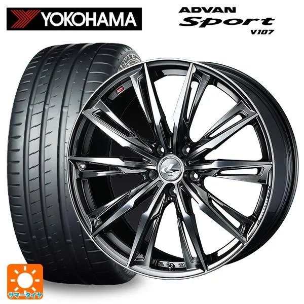 スバル WRX S4(VBH)用 245/35R19 93Y XL ヨコハマ アドバンスポーツ V107 正規品 # レオニス GX