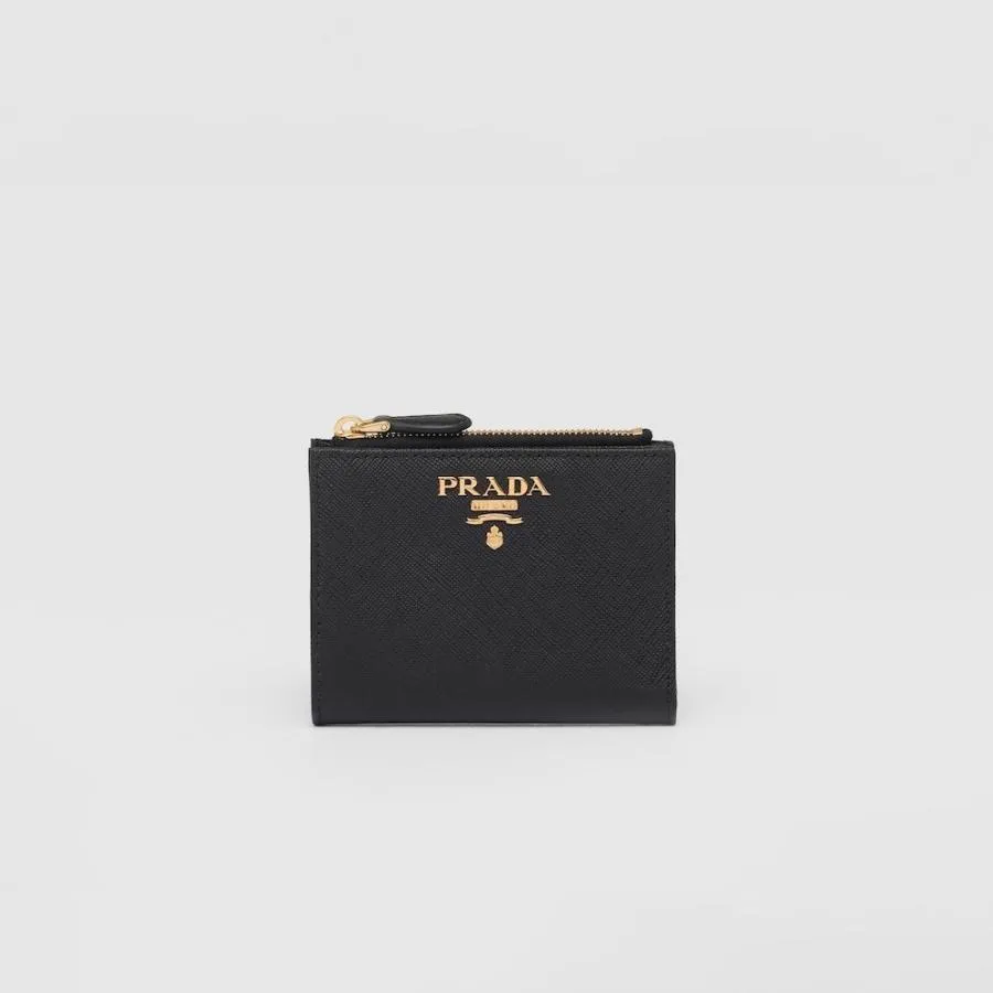 プラダ PRADA 2026春夏 レディース サフィアーノマルチカラー 財布1ML050_ZLP_F061H【ブラック/ピンク 】【送料無料】【正規品】