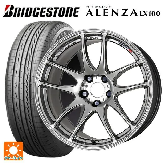 送料無料 サマータイヤホイール 4本セット 235/65R18 106S ブリヂストン アレンザLX100 正規品 # ワーク エモーション CR極