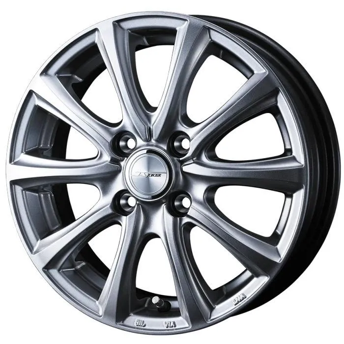 スタッドレス 165/70R14 JOKER SMASH シルバー 14インチ 5J+39 4H-100 4本セット