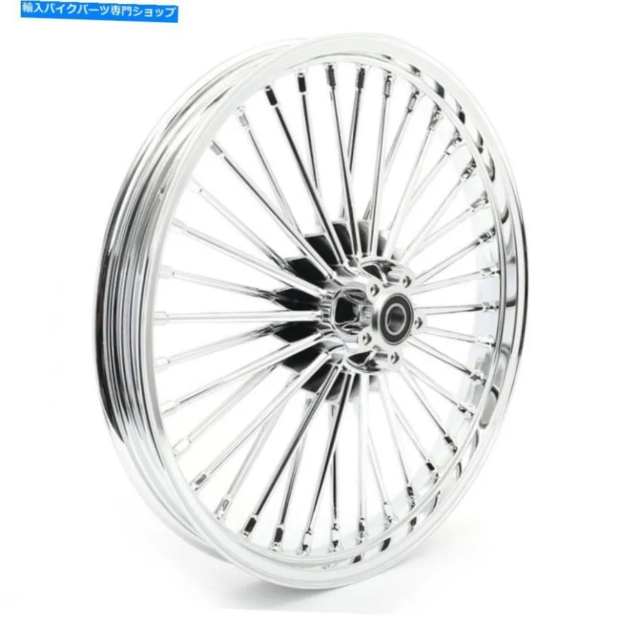 クロームパーツ 21 x 2.15 '' Chrome Front 36 Dyna Street Bobソフト用ホイールデュアルディスク 21 x 2.15'' Chrome Front 36 Spokes Wheel Dual Di