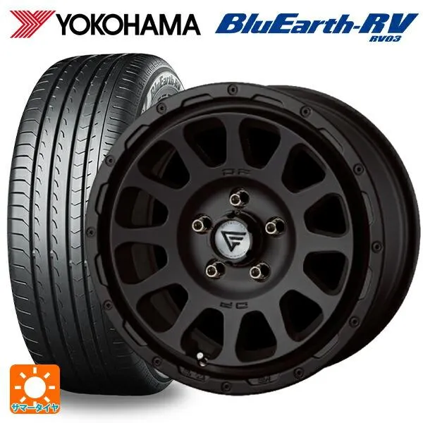 トヨタ RAV4(50系)用 225/65R17 102H ヨコハマ ブルーアース RV03 # デルタフォース オーバル