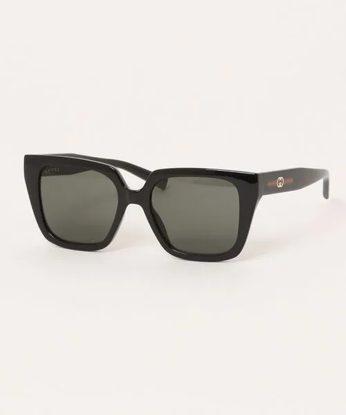 サングラス 「GUCCI/グッチ」スクエア サングラス GG2102S 001 54 ブラック レディース メンズ