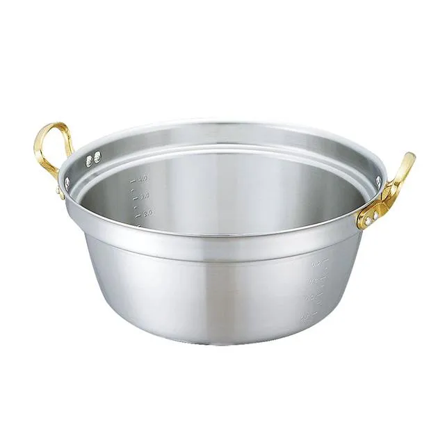 中尾アルミ キングデンジ 料理鍋 45cm 23.0L（350054）07-0083-0106 キッチン、台所用品