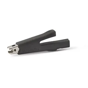 サトーパーツパワークリップ(金具、カバーセット品)■型式：C-100-B□カバー色：B（黒）□定格：30V-5A□カバー絶縁抵抗：DC500V 100MΩ以上□本体材質：銅合金□絶縁強化カバー材質：熱可塑性エラストマ―