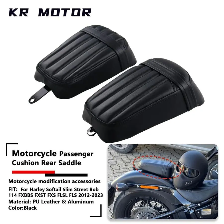 並行輸入品 ハーレー ソフテイル スリム ストリート ボブ 114 FXBBS FXST FXS FLSL FLS 2012-2023 バイク用シート パッセンジャ