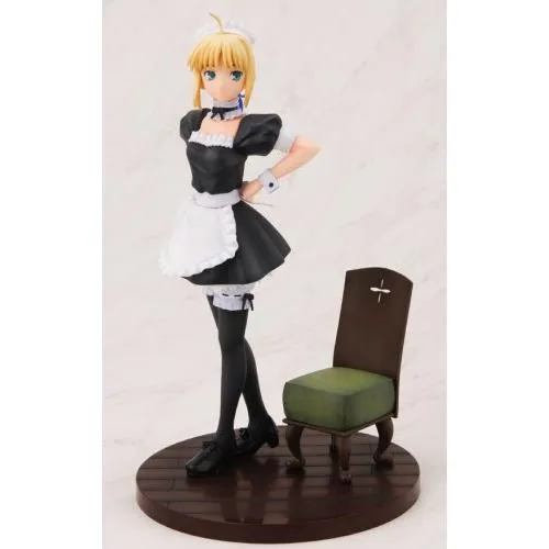 Fate/hollow ataraxia セイバー 妄想・麗しのメイド編 (1/8スケールPVC塗装(中古品)