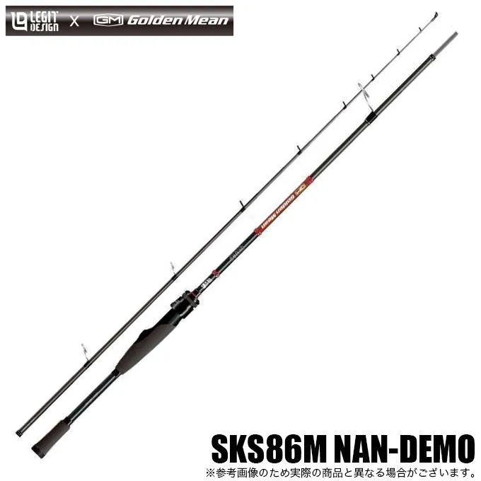 (5)レジットデザイン × GM スクアド ナンデモ SKS86M NAN-DEMO (ライトゲームロッド) スピニング/2024年モデル/ゴールデンミーン 【Σ05】 爆買