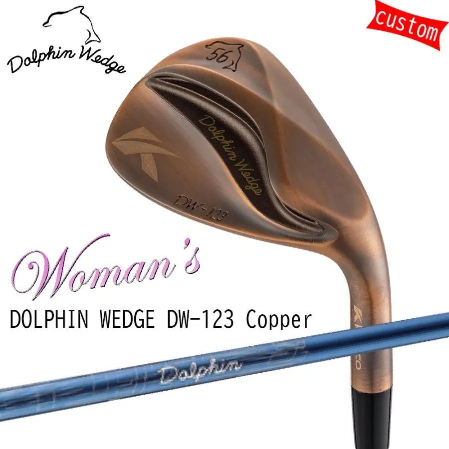 オーダーカスタム レディース用 キャスコ ドルフィンウェッジ DW-123（ストレートネック） Copper Dolphin_DP-231L KASCO DOLPHIN WEDGE