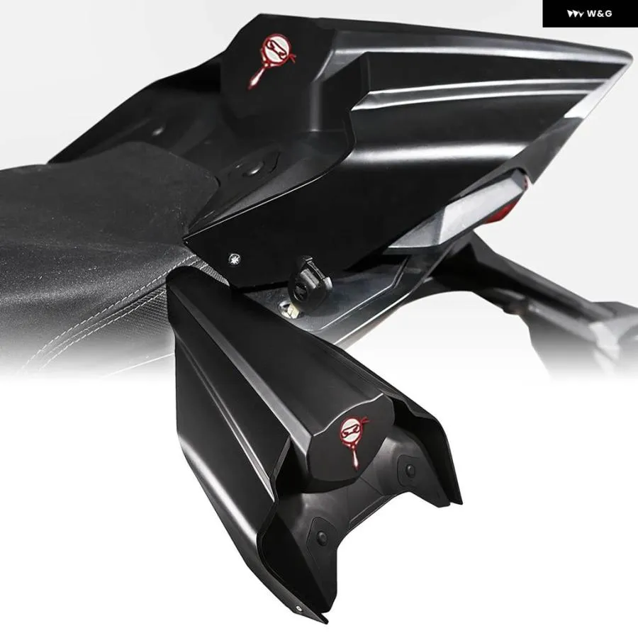 並行輸入品リアパッセンジャーテールセクション マットブラック フェアリング カウル ホンダ CBR650 CB650R 2019-2023