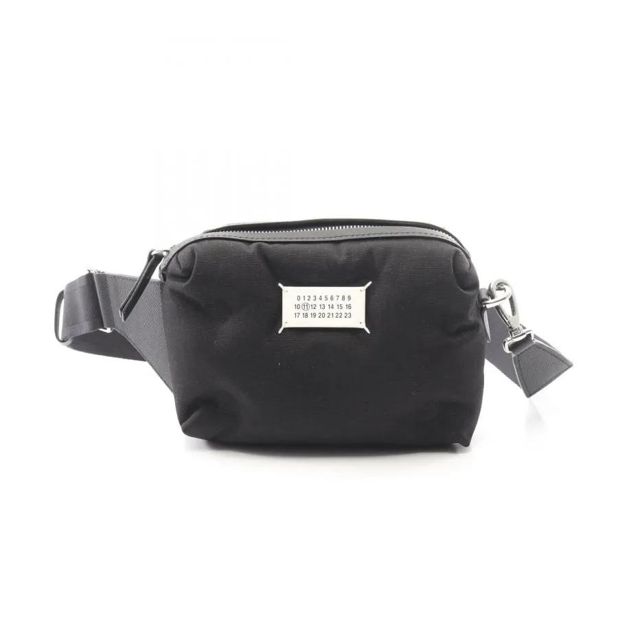 メゾン マルジェラ Maison Margiela グラムスラム スモール ショルダーバッグ ウエストバッグ ボディバッグ バッグ レザー ブラック系