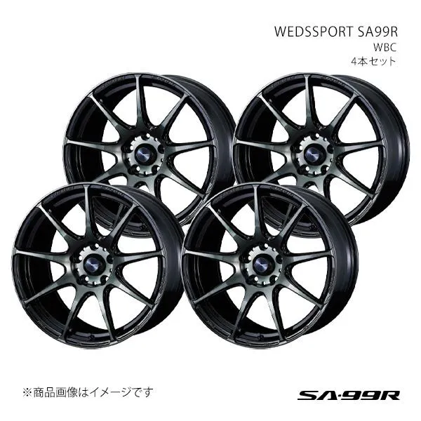 WEDSSPORT SA99R ウェッズスポーツ エスエーキューキューアール ホイール 4本セット 0073893×4 【17×7.5J 5-100 INSET48 WBC】