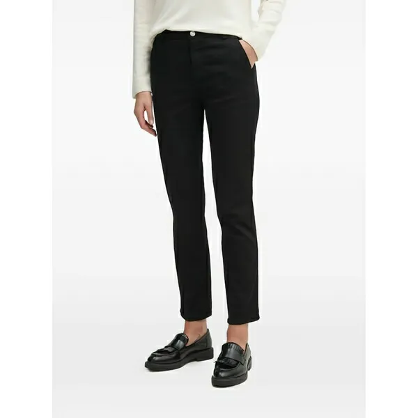 ベネトン  レディース カジュアルパンツ ボトムス Button-fastening trousers Black