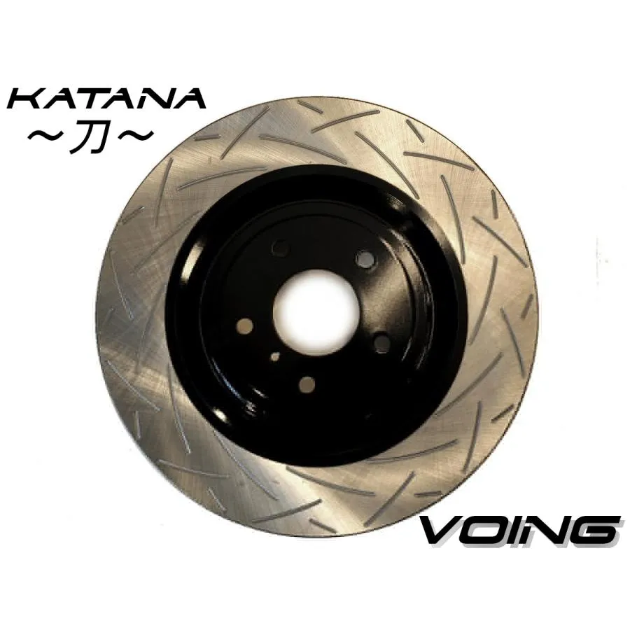 ピクシス スペース L575A 11/09〜13/06 ターボ(ソリッドディスク)車 に適合 VOING  katana 刀 スリット フロント ブレーキ ローター