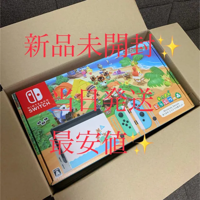 【新品・未開封】Nintendo Switch あつまれどうぶつの森 同梱版