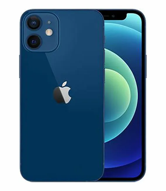 【中古】【安心保証】 iPhone12 mini[128GB] UQモバイル ブルー