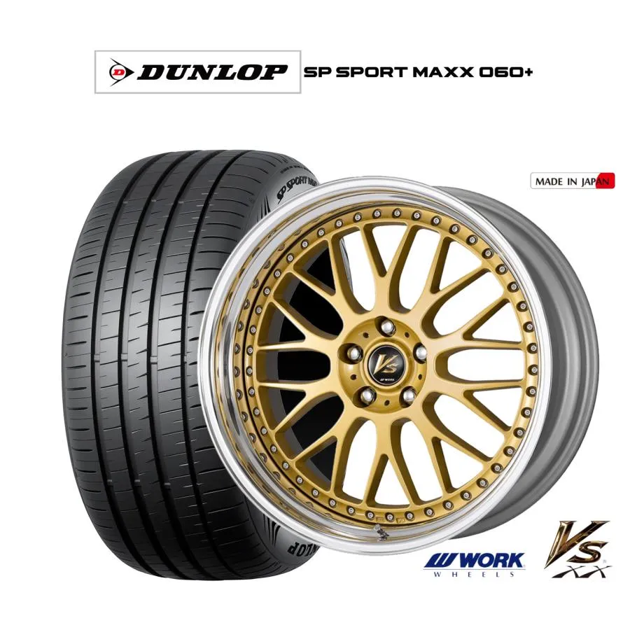 サマータイヤ ホイール4本セット ワーク VS XX ダンロップ SP SPORT MAXX 060+ 255/50R20