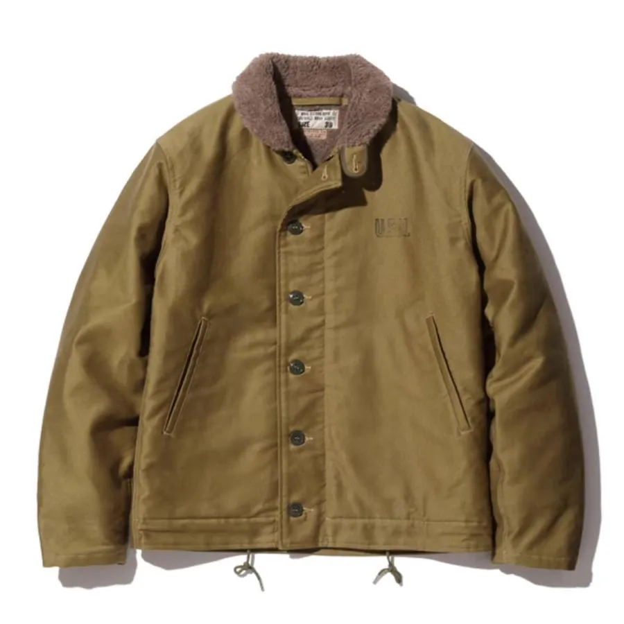 BUZZ RICKSON'S バズリクソンズ デッキジャケット BR15345 / Type N-1 Khaki “NAVY DEPARTMENT DEMOTEX-ED” サイズ：44(2XL)