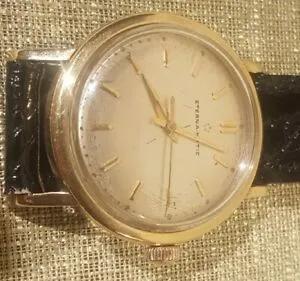 【送料無料】 腕時計 ヴィンテージｋマティックウォッチvintage 18k gf eternamatic watch