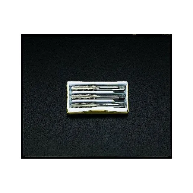 ESCO M10 x1.0 ハンドタップ3本組（HSS） EA829EG-10C エスコ 切削工具